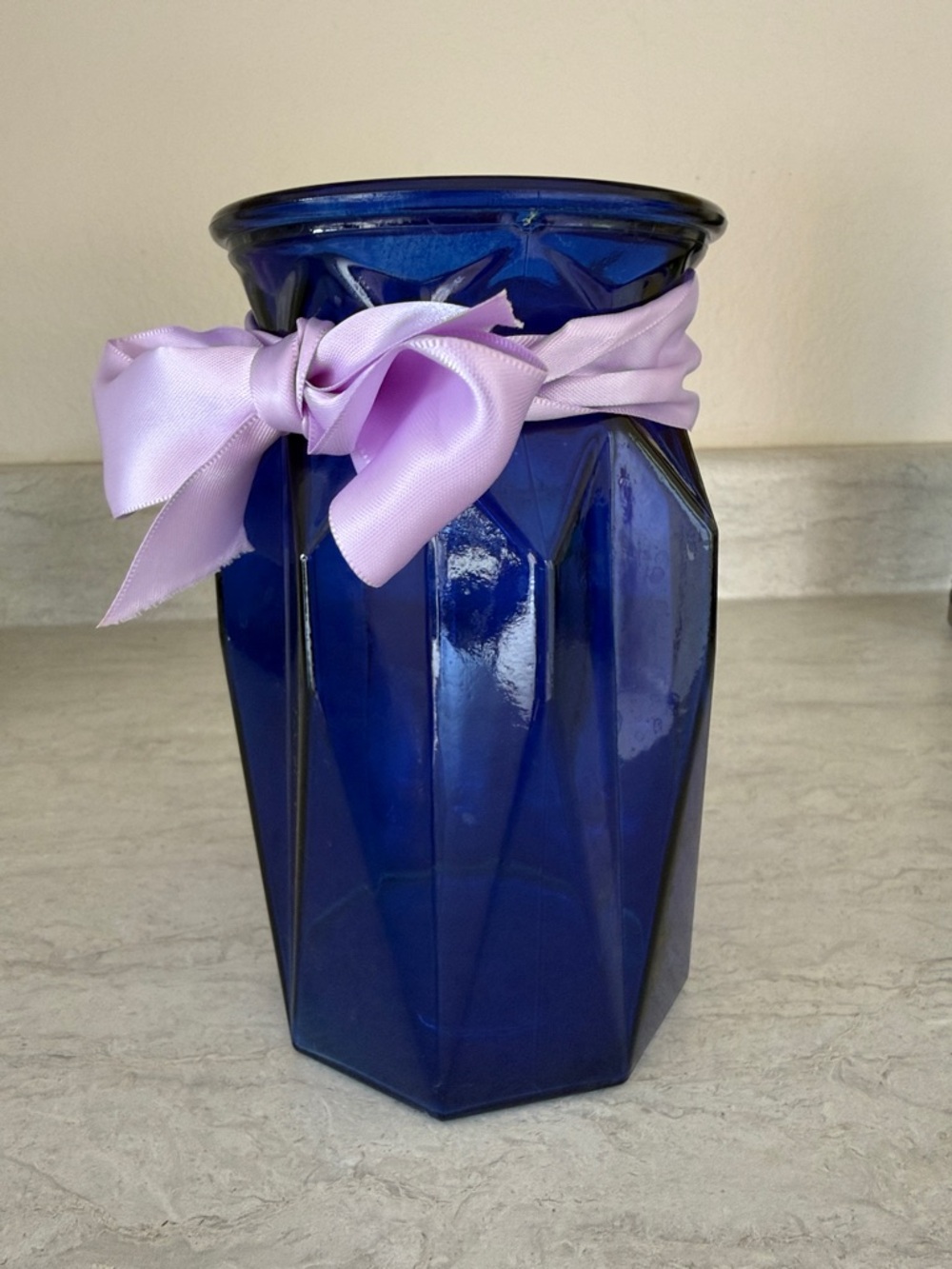 Blue Glass Vase
